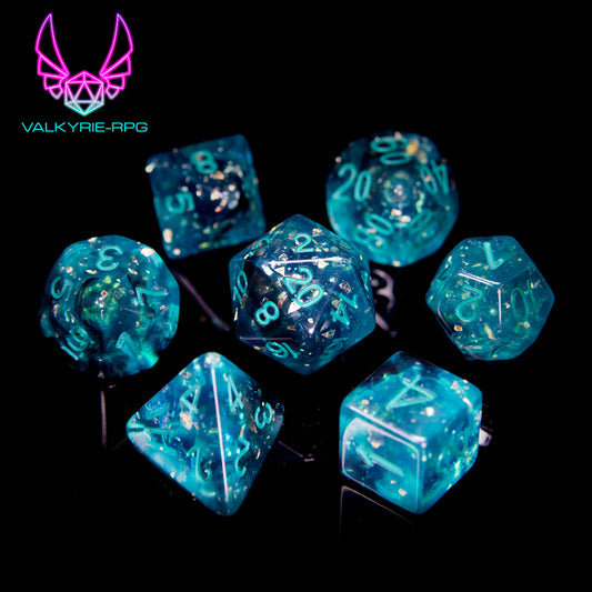 Repose | Glitter Polyhedral Dice Set