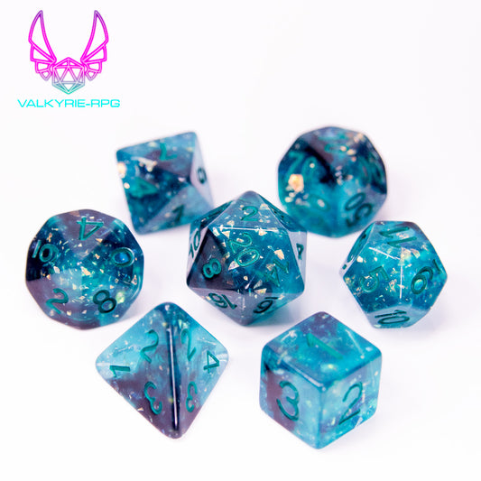 Repose | Glitter Polyhedral Dice Set