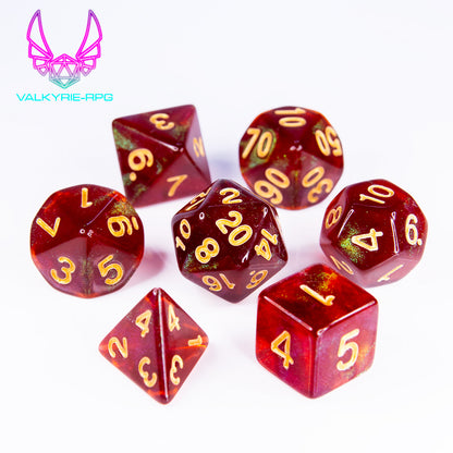Sorrow | Glitter Polyhedral Dice Set