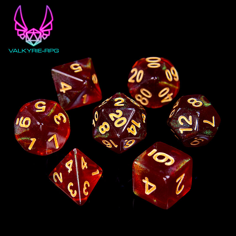 Sorrow | Glitter Polyhedral Dice Set