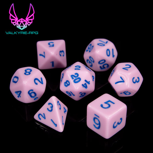 Strawberry Crème | Polyhedral Dice Set