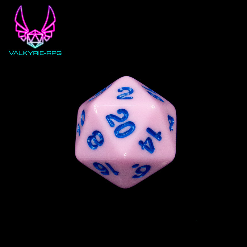 Strawberry Crème | Polyhedral Dice Set - Valkyrie RPG