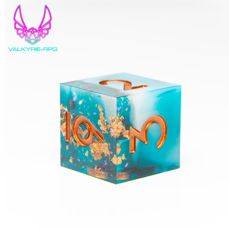 Lost Treasure | Sharp Polyhedral Dice Set - Valkyrie RPG