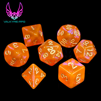 Temperance | Glitter Polyhedral Dice Set