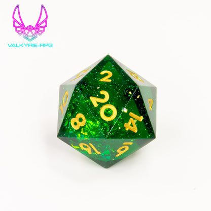 Verdant | Sharp Polyhedral Dice Set - Valkyrie RPG
