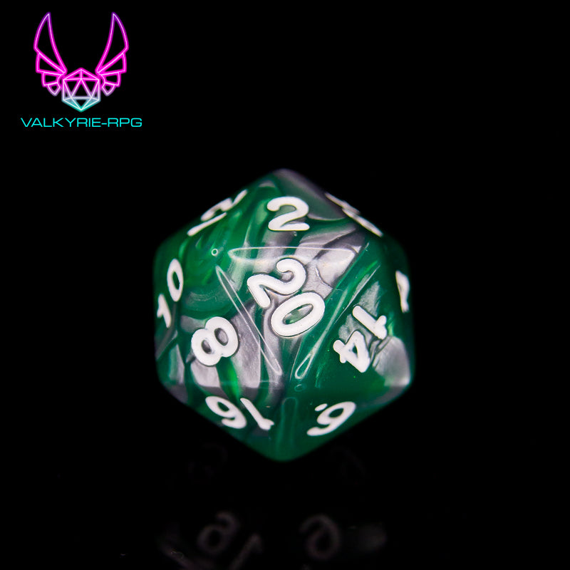 Wit | Fusion Polyhedral Dice Set - Valkyrie RPG