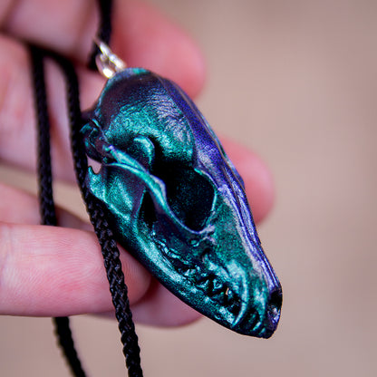 Necklace - Painted Wolf skulls - Valkyrie RPG