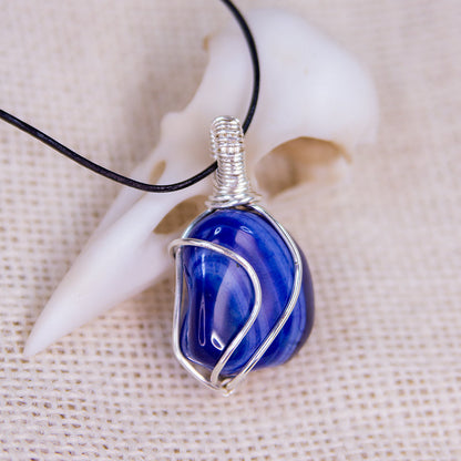 Necklace - Wrapped Banded Agate