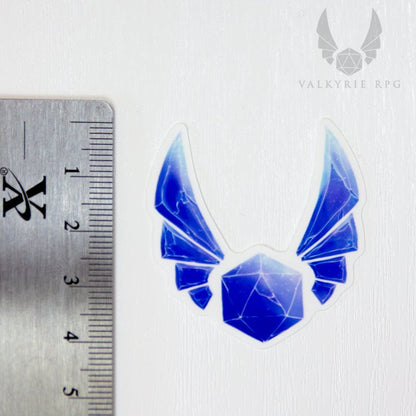 Crystal Wing Sticker Set - Valkyrie RPG