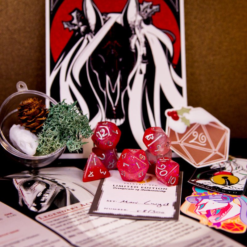 Valkyrie RPG Online Dice Store UK Dice Subscription Box Bimonthly