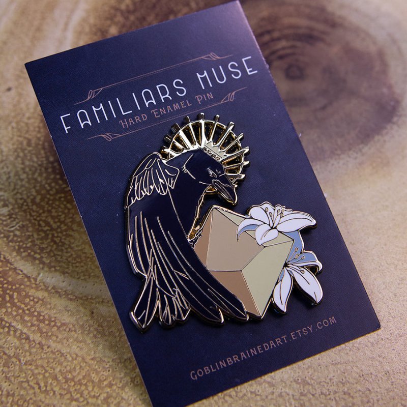 Enamel Pin - The Raven - Valkyrie RPG