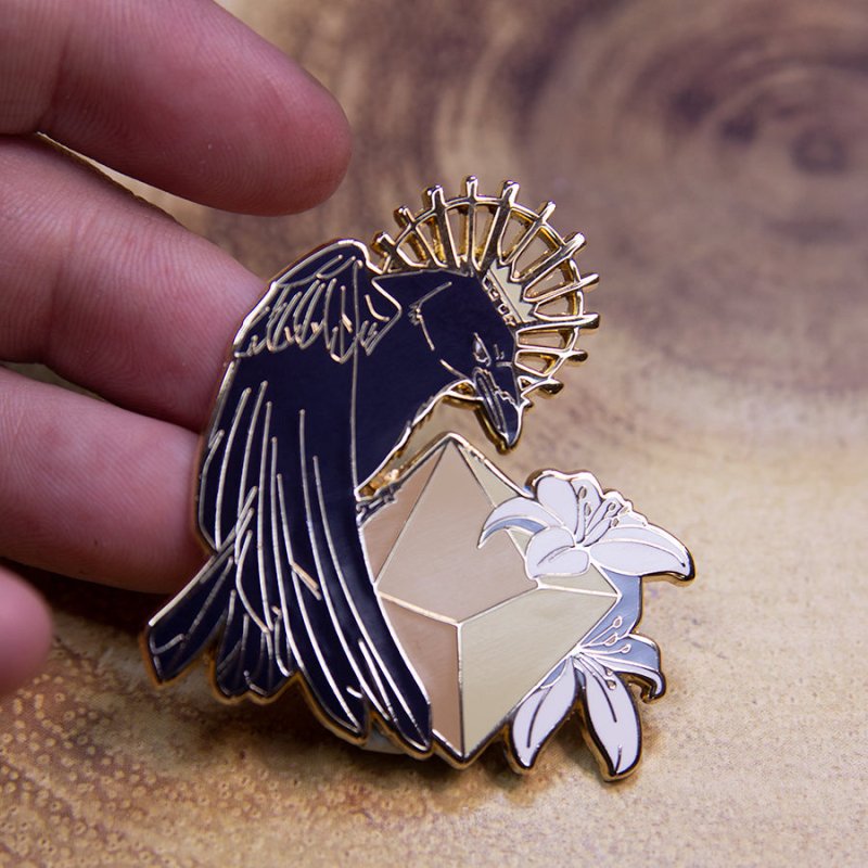 Enamel Pin - The Raven - Valkyrie RPG