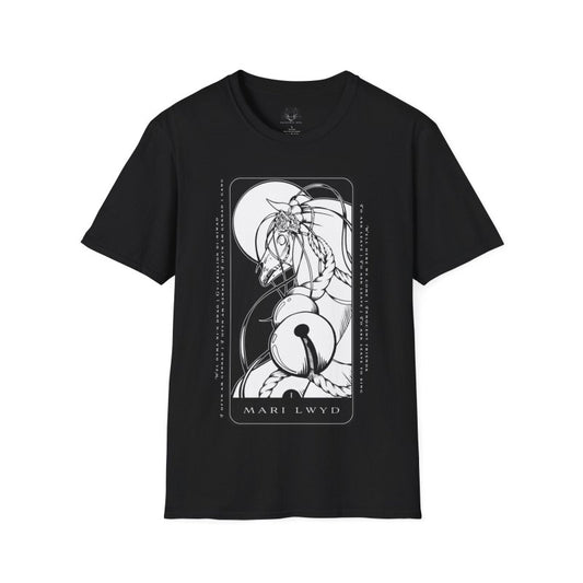 Mari Lwyd - Tarot tshirt - Valkyrie RPG