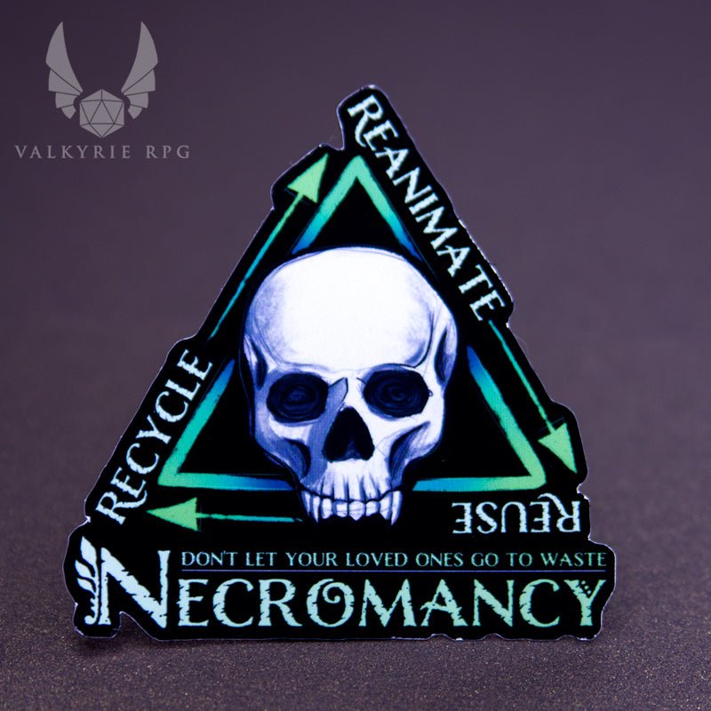 Necromancy Sticker - Valkyrie RPG