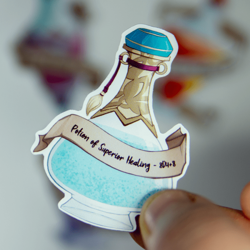 Potions of Healing Sticker Set - Valkyrie RPG